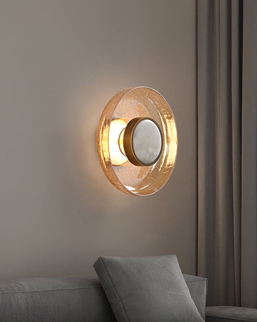 Crispin Crackle Wall Lamp