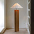 Crossbase Wooden Floor Lamp