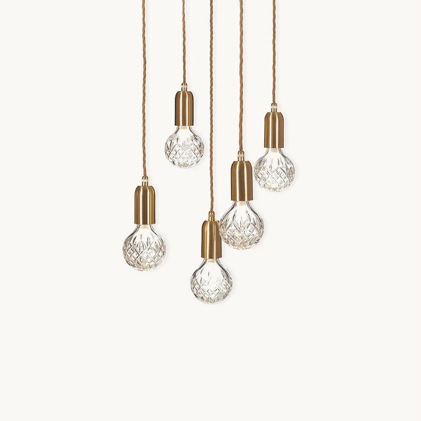 Suspension ampoule en cristal