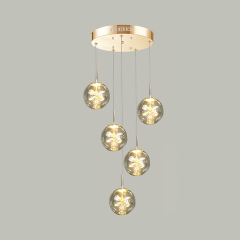 Crystal Flower Chandelier – detail 17