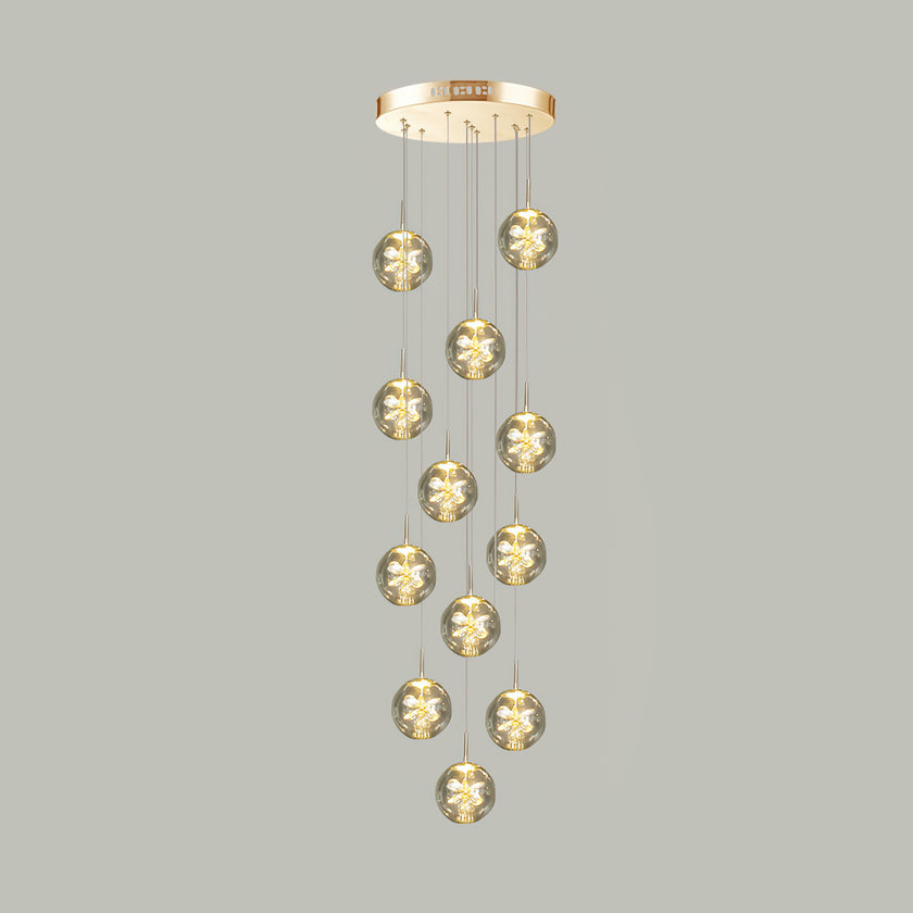 Crystal Flower Chandelier