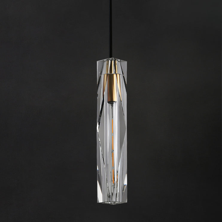 Crystal Copper Pendant Lamp
