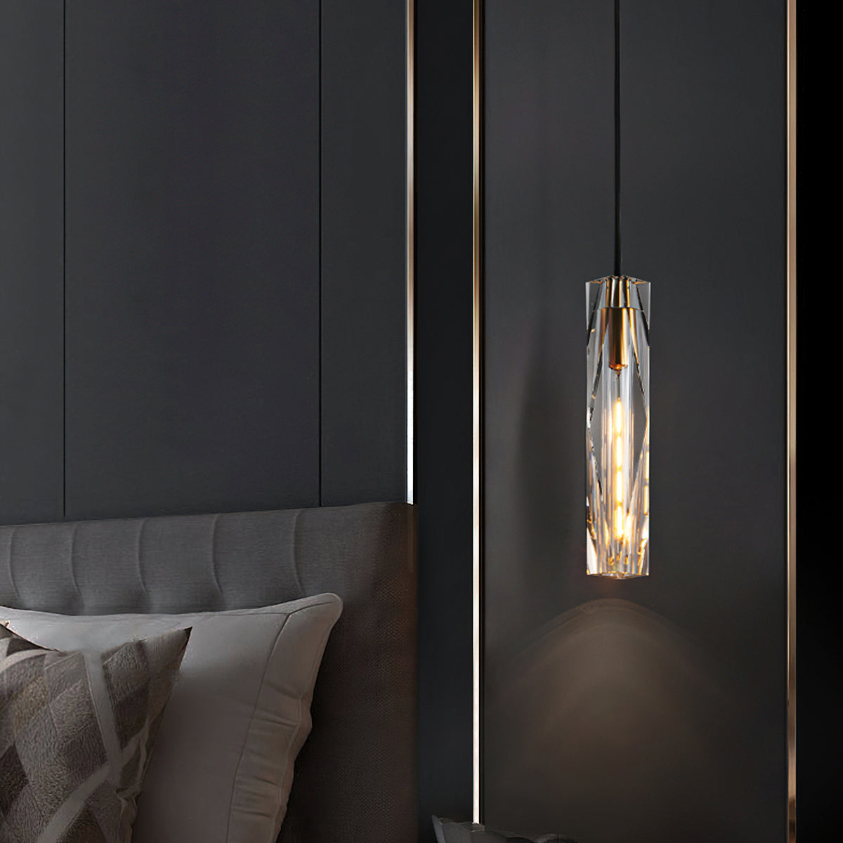 Crystal Copper Pendant Lamp – detail 2