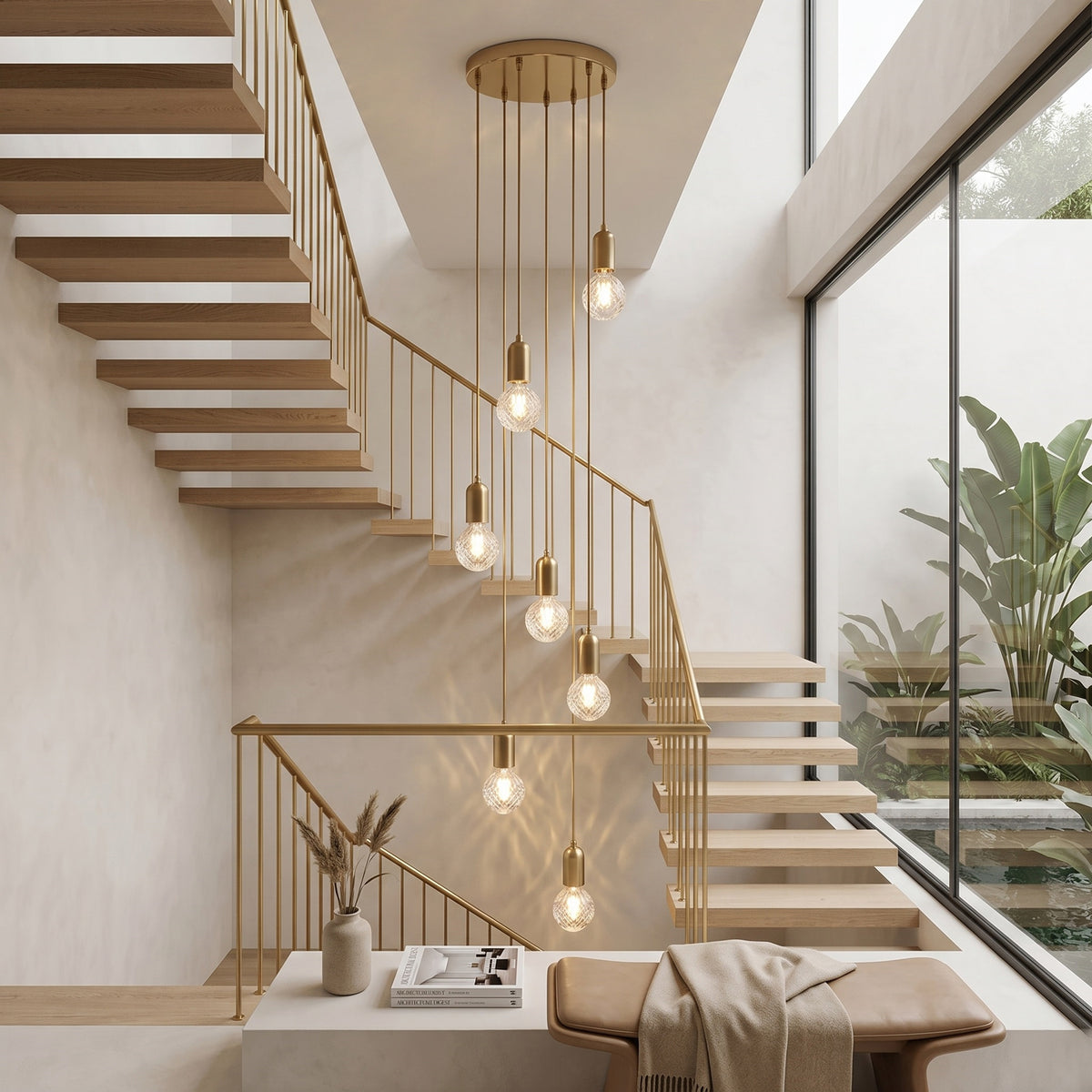 Crystal Bulb Pendant Light – detail 2