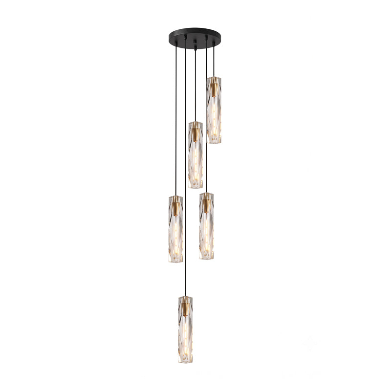 Crystal Copper Pendant Lamp
