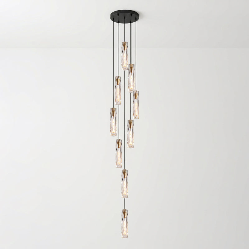 Crystal Copper Pendant Lamp