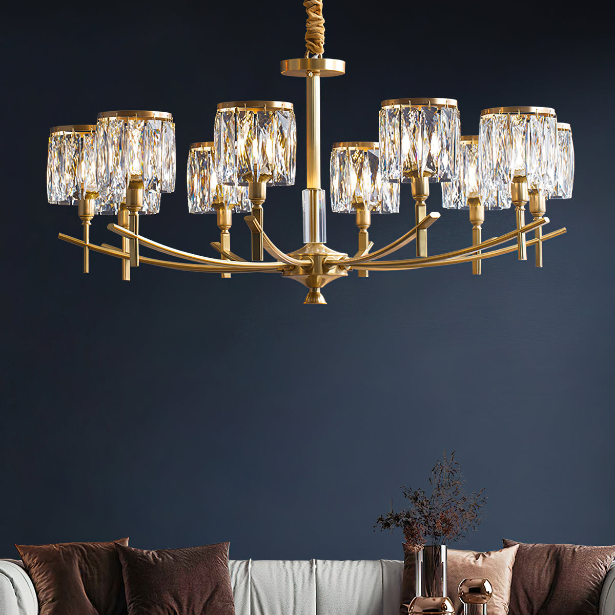 Crystal Prism Chandelier – detail 2