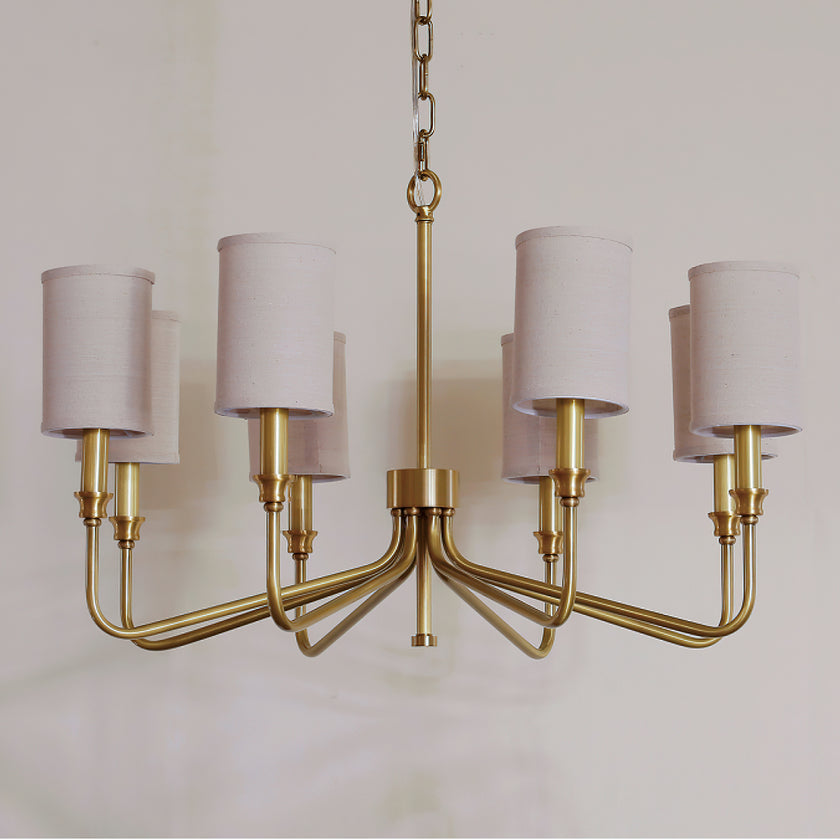 Cylinder Fabric Chandelier