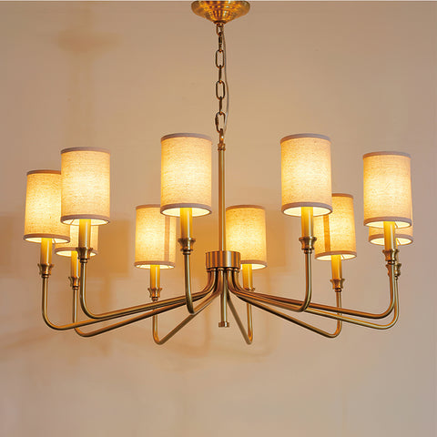 Cylinder Fabric Chandelier – detail 30