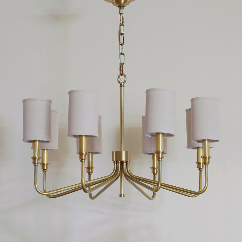 Cylinder Fabric Chandelier