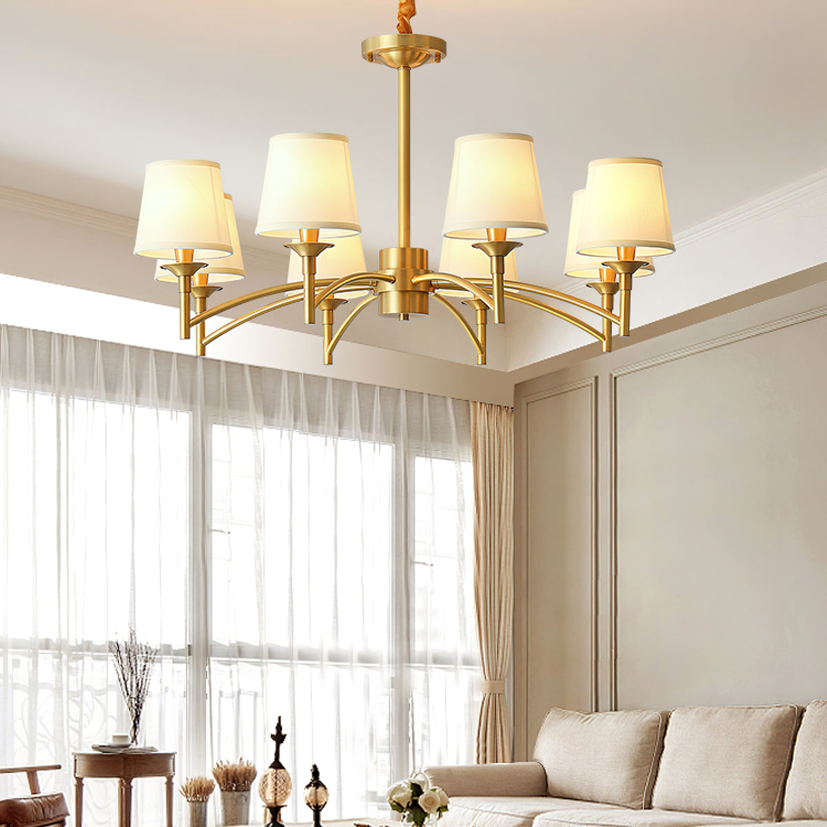 Devona Traditional Chandelier – detail 2
