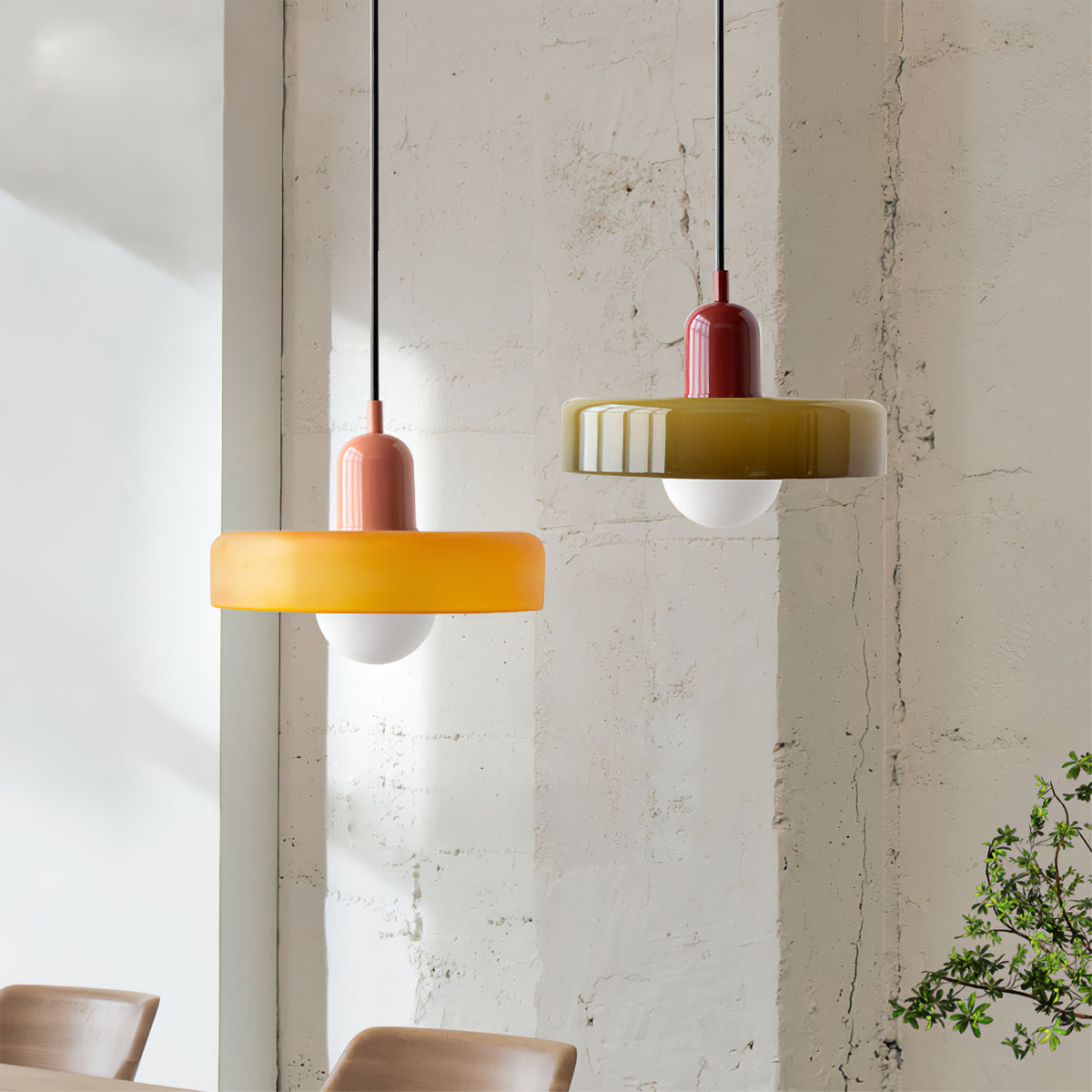 Disc Orb Pendant Light – detail 2