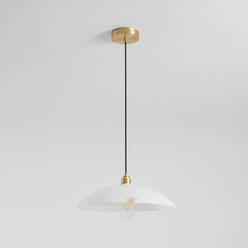 Dome Alabaster Pendant Light