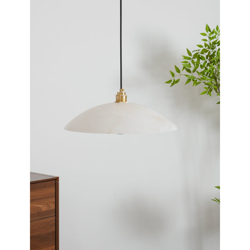 Dome Alabaster Pendant Light