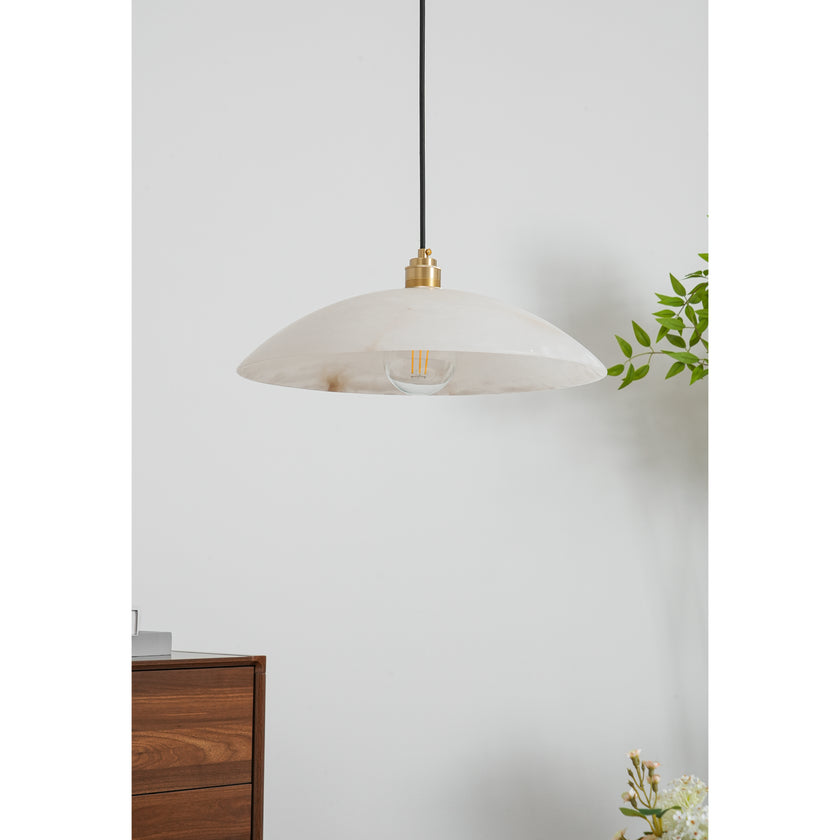 Dome Alabaster Pendant Light