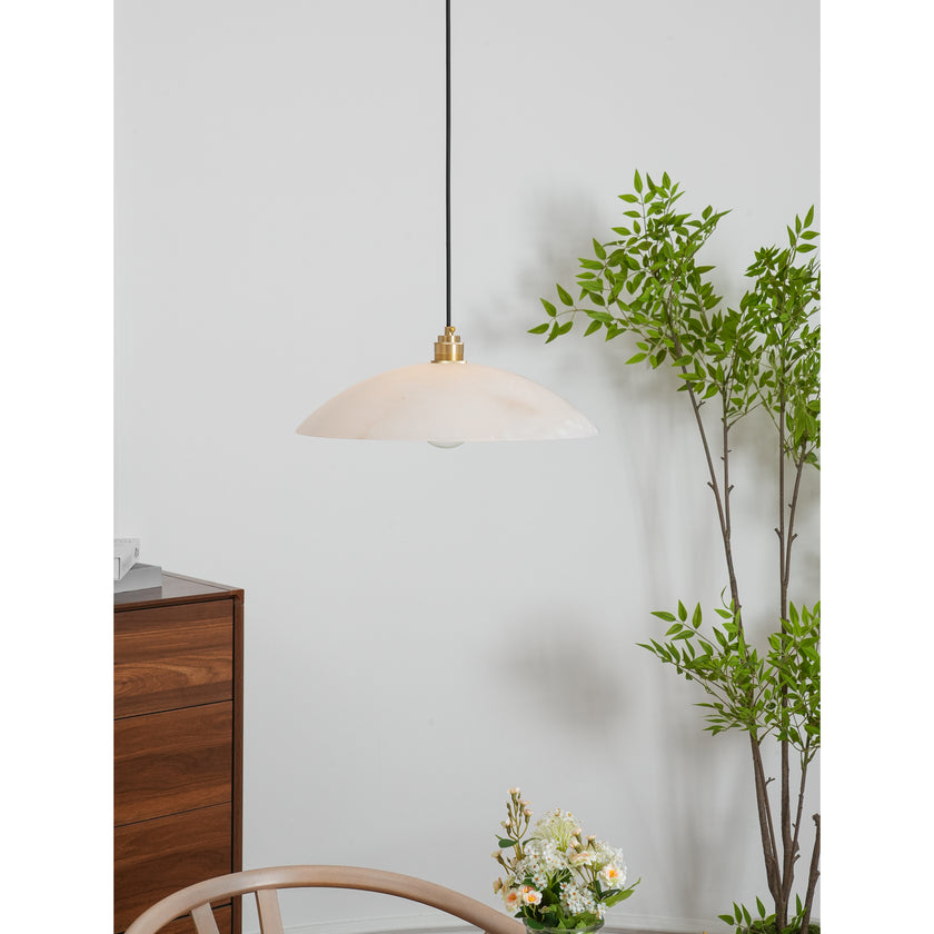 Dome Alabaster Pendant Light