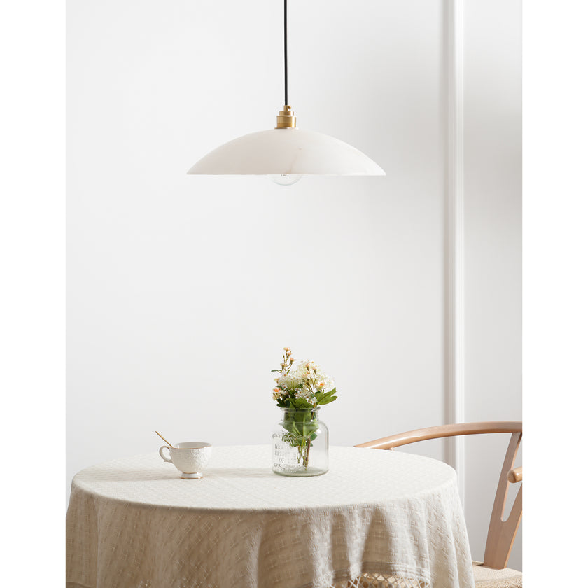 Dome Alabaster Pendant Light