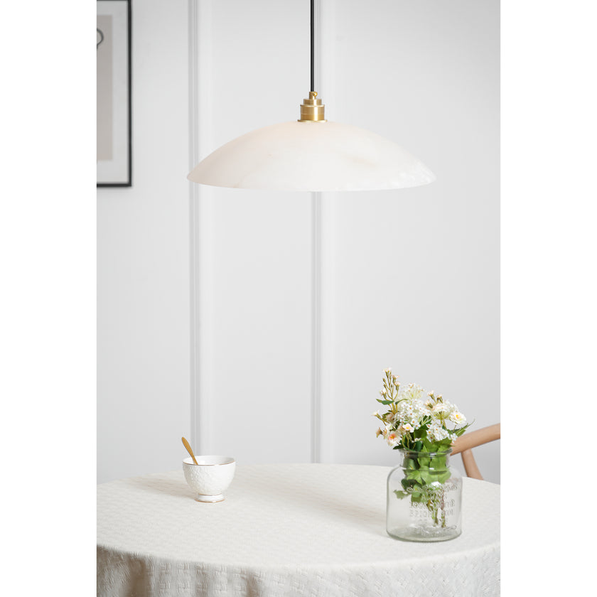 Dome Alabaster Pendant Light