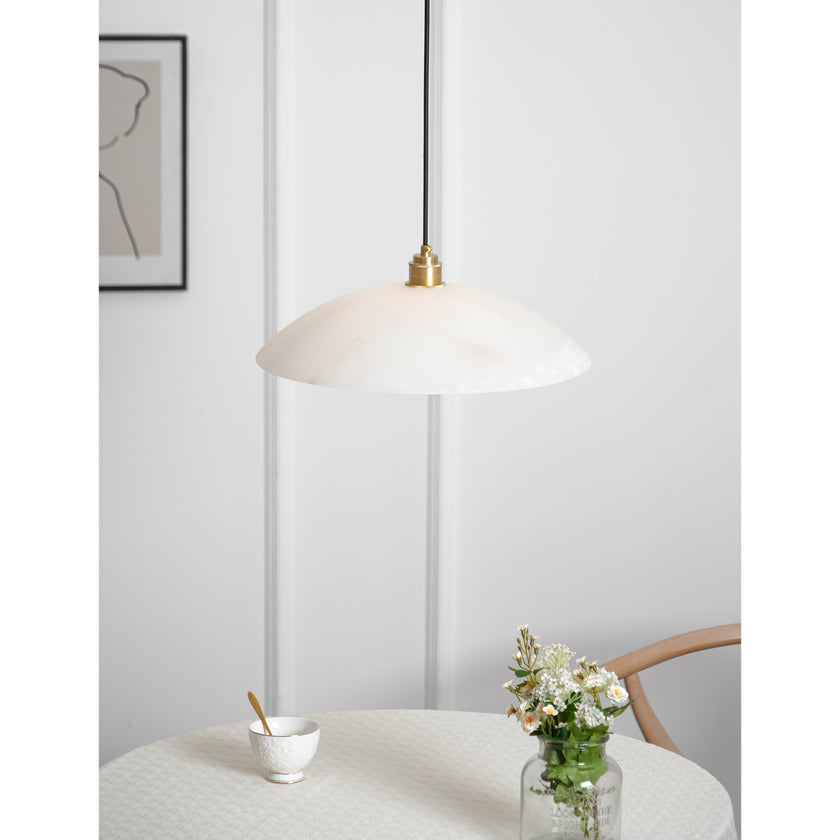 Dome Alabaster Pendant Light