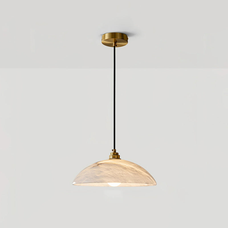 Dome Alabaster Pendant Light