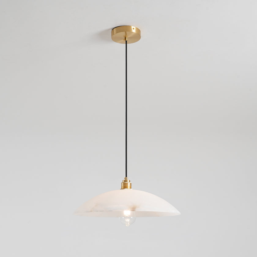 Dome Alabaster Pendant Light