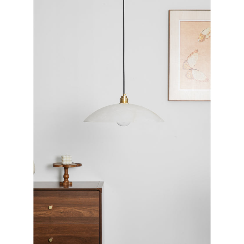 Dome Alabaster Pendant Light