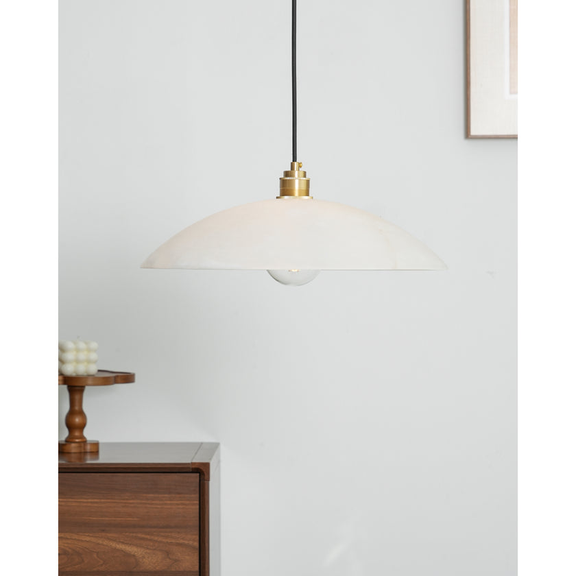 Dome Alabaster Pendant Light