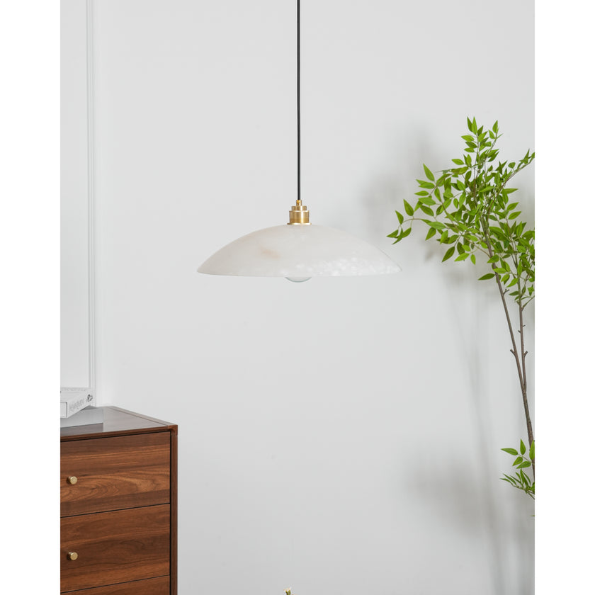 Dome Alabaster Pendant Light