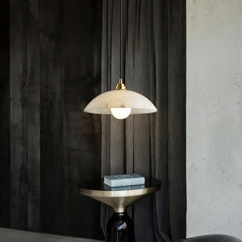 Dome Alabaster Pendant Light
