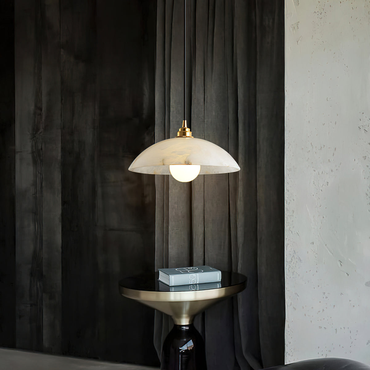 Dome Alabaster Pendant Light – detail 2