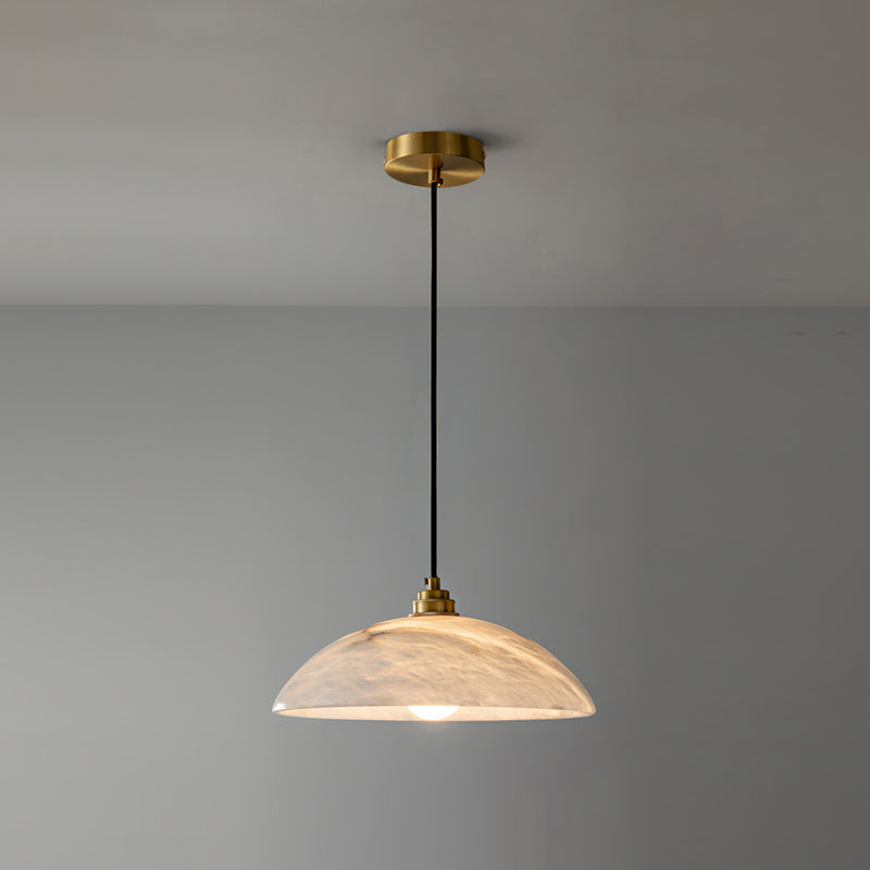 Dome Alabaster Pendant Light