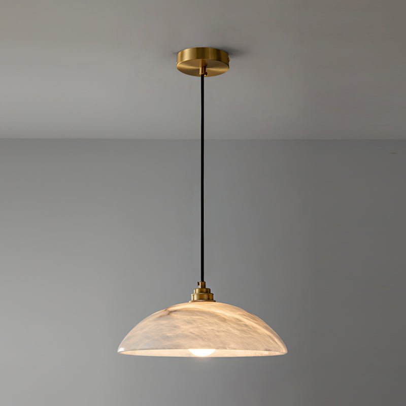 Dome Alabaster Pendant Light