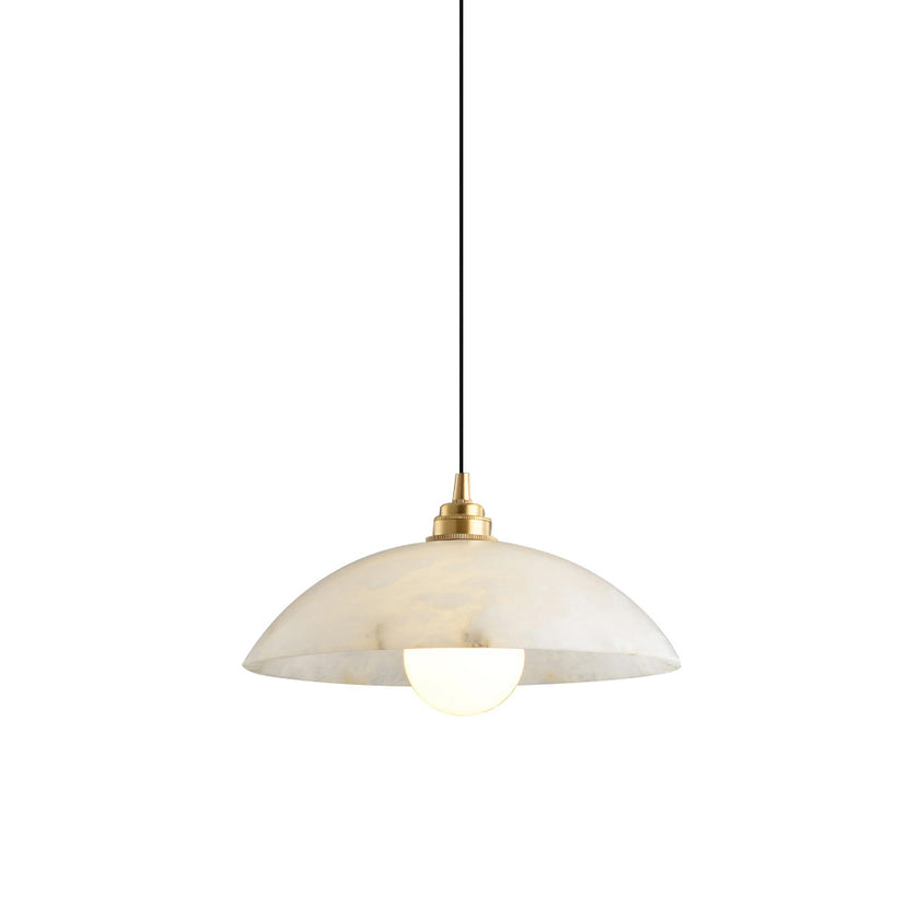 Dome Alabaster Pendant Light