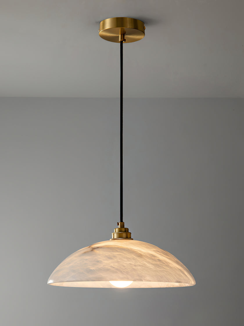 Dome Alabaster Swag Lights