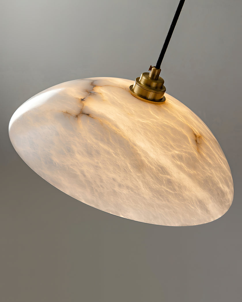 Dome Alabaster Swag Lights