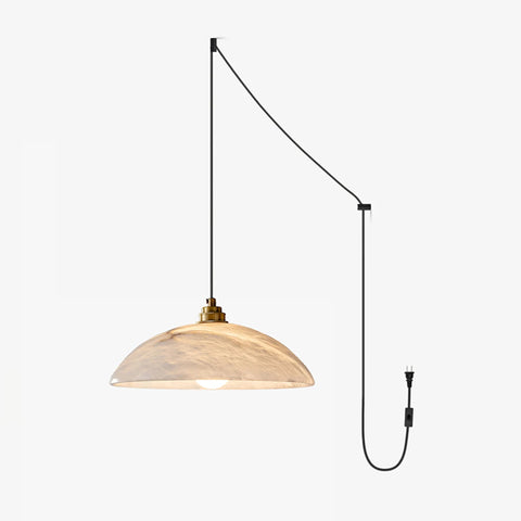 Dome Alabaster Swag Lights – detail 25