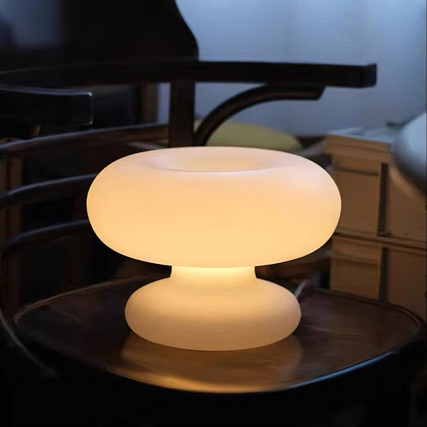 Lampe de table beignet