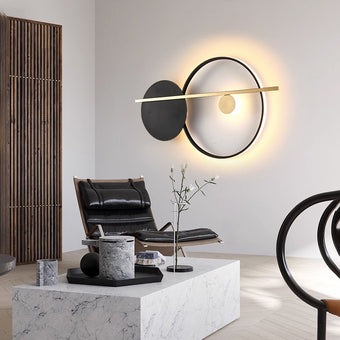 Double Circle Wall Light