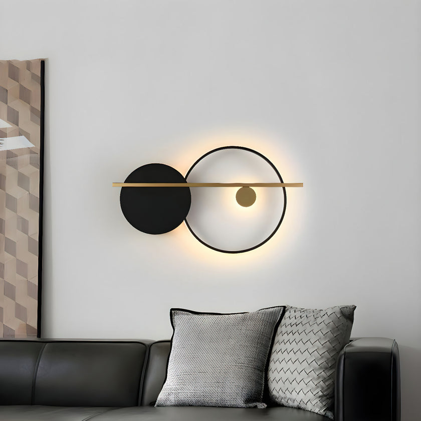 Double Circle Wall Light