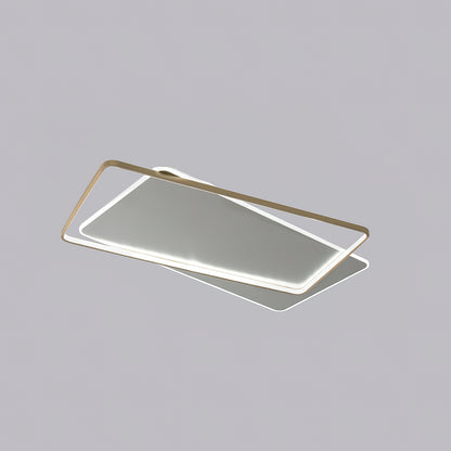 Double layer Copper Ceiling Lamp