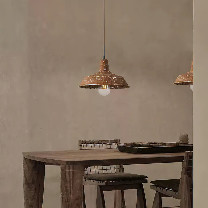 Earthen Bell Pendant Light