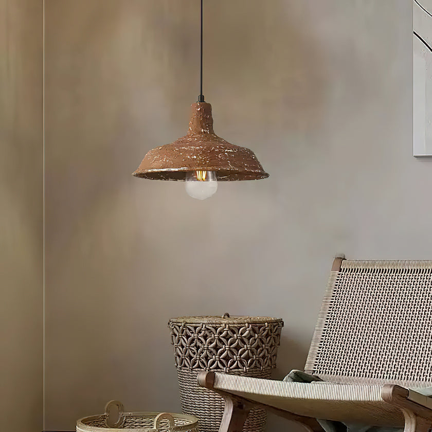 Earthen Bell Pendant Light