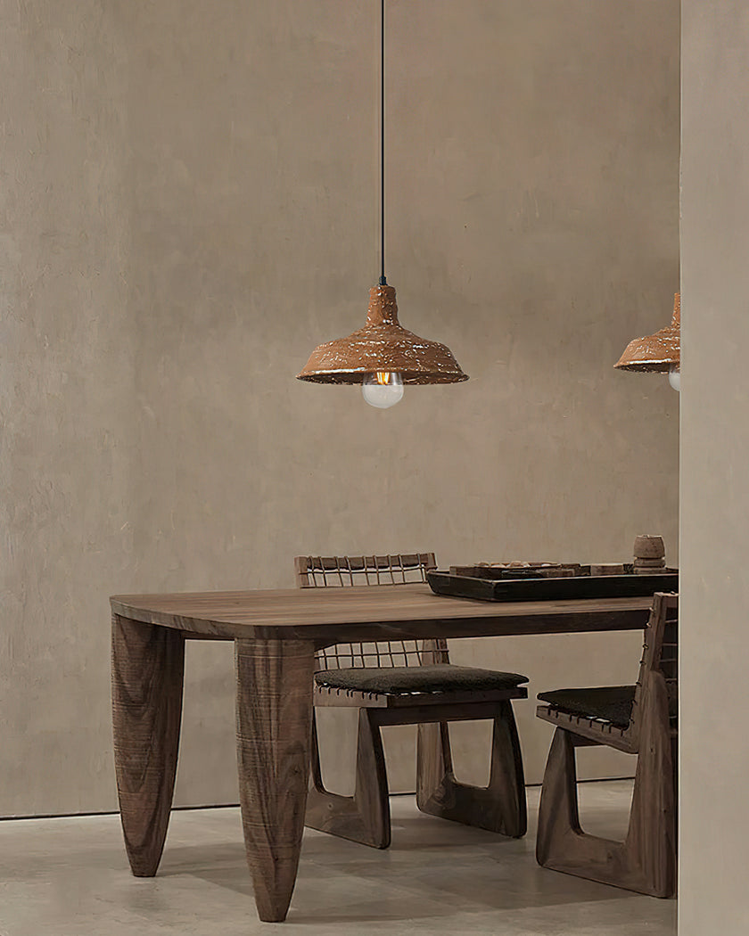 Earthen Bell Pendant Light