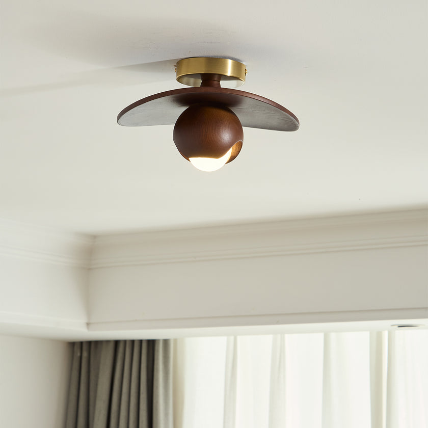 Ebern Wood Ceiling Light