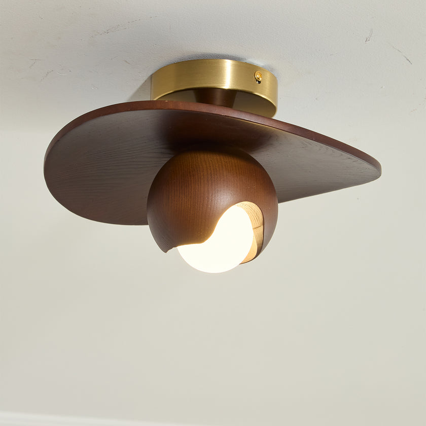 Ebern Wood Ceiling Light