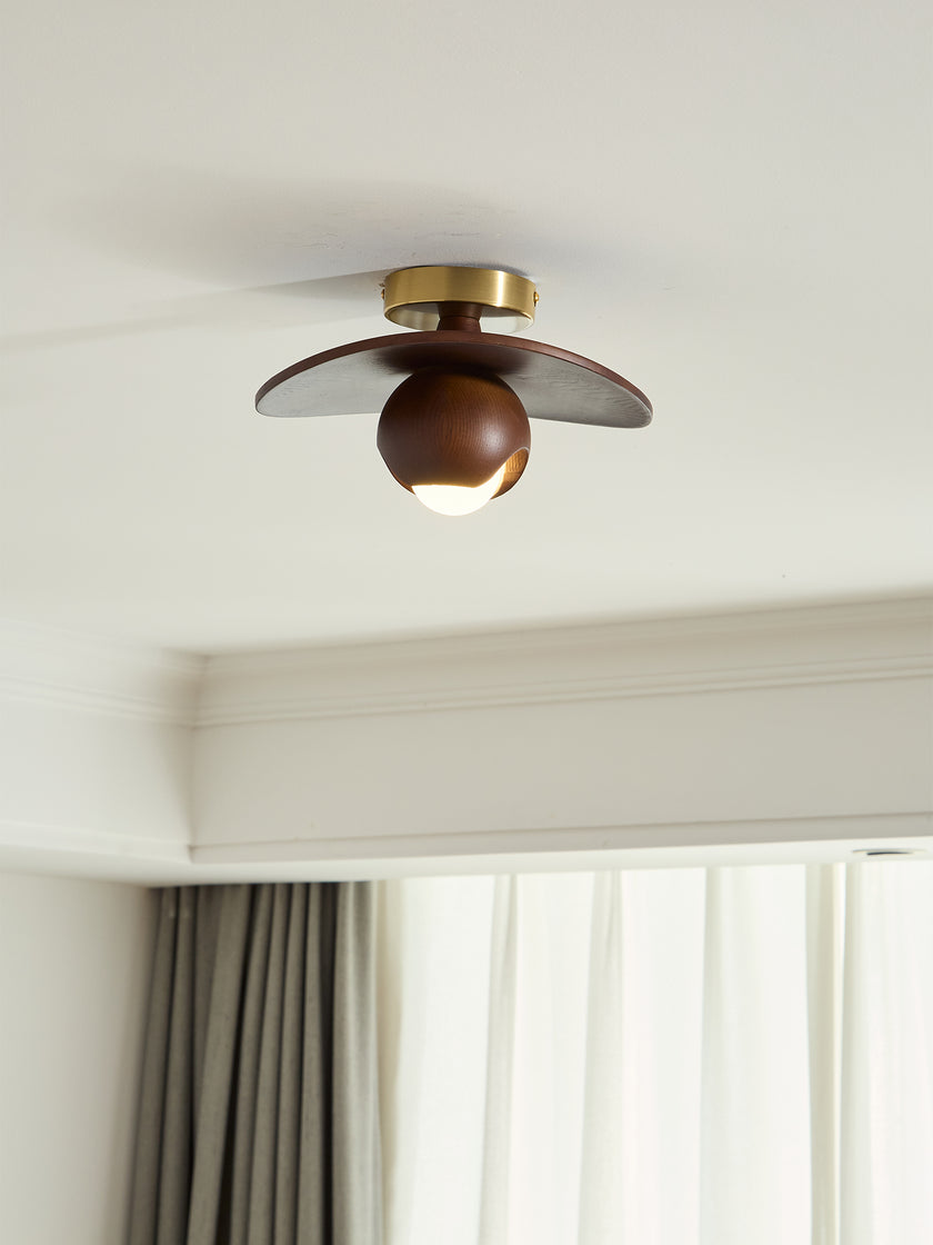 Ebern Wood Ceiling Light