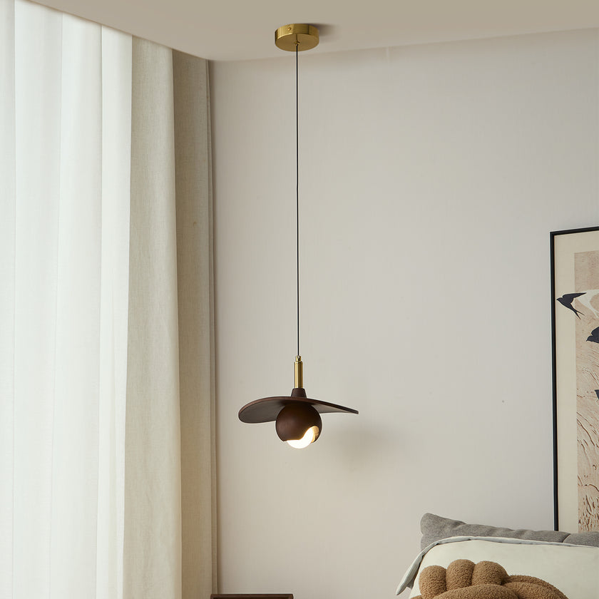 Ebern Wood Pendant Lamp