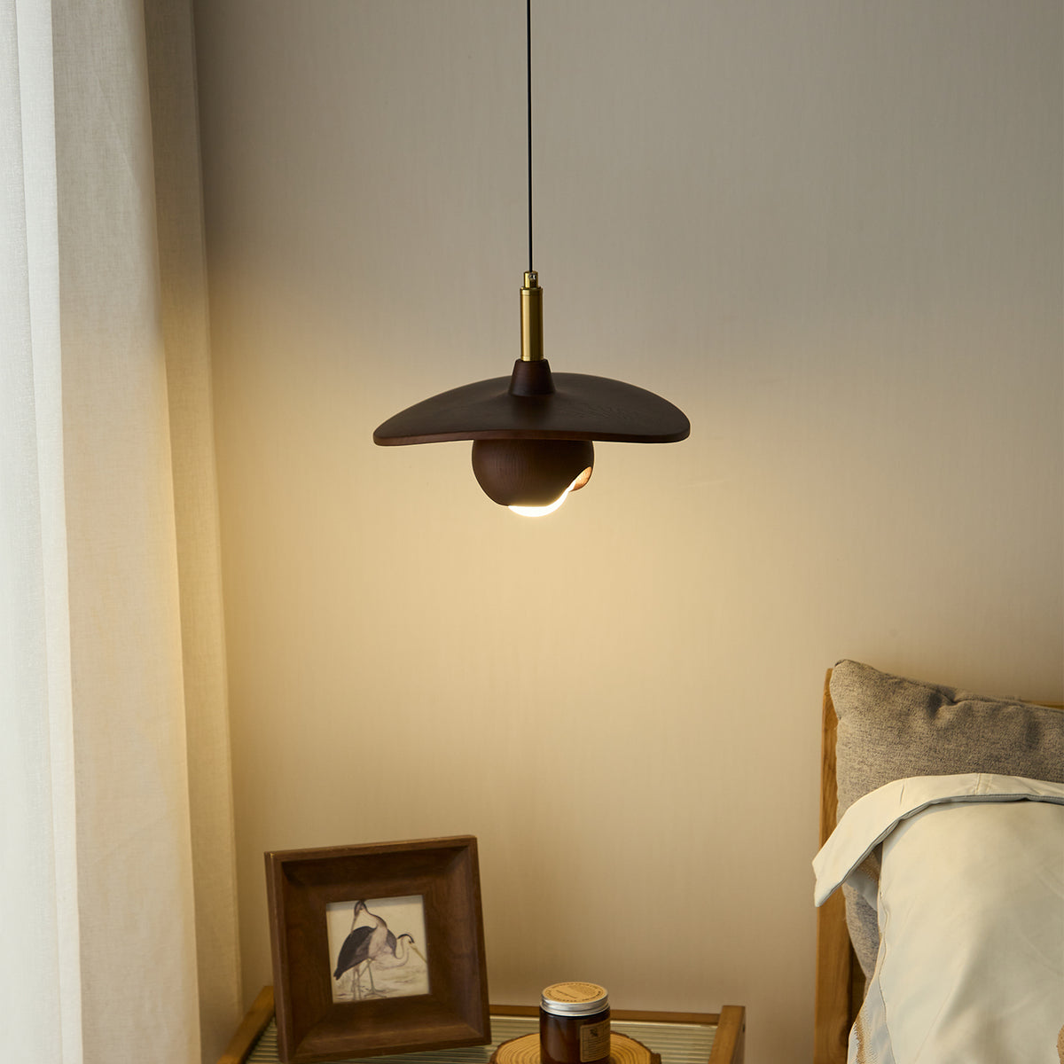 Ebern Wood Pendant Lamp – detail 2
