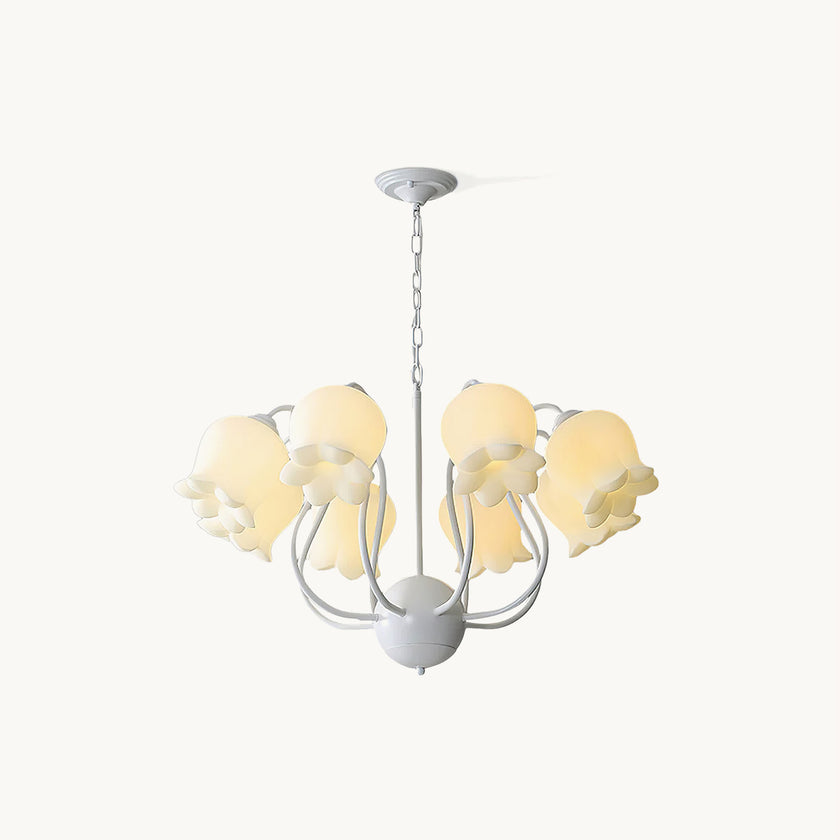 Eight Headed Flower Chandelier