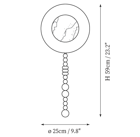 Eldertide Wall Light — Dimension drawings 1